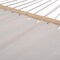 Deko Living Outdoor Cedar Wood Hammock with White Textilene Fabric COP20208WHT - alternate 2